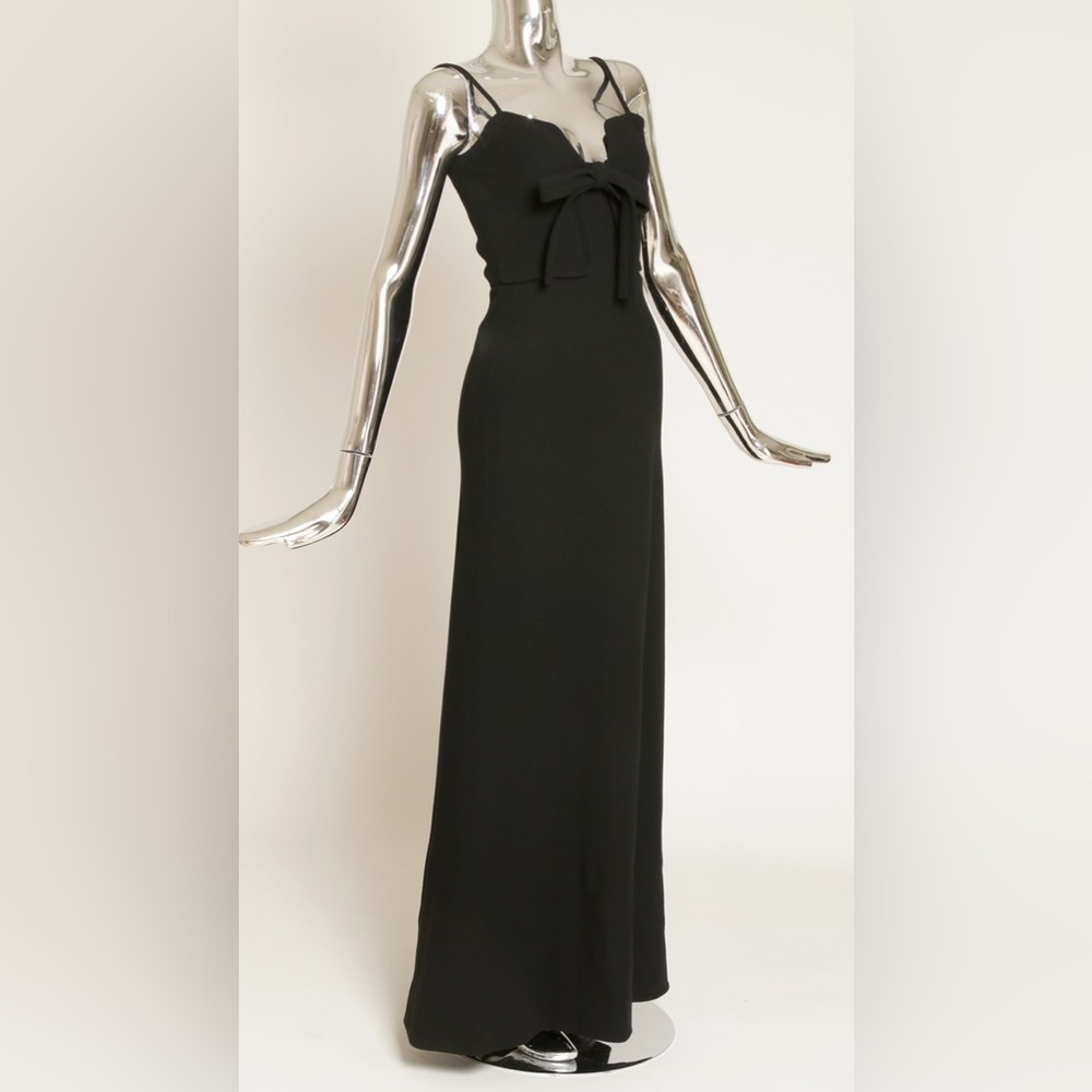 James Galanos 1970s vintage evening gown